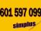 601 59 70 99 - PREFIX 601 - STARTER SIMPLUS