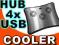 PODSTAWKA CHLODZACA COOLER notebook HUB 4xUSB 808