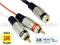 Adapter JACK 3.5 mm gn.- 2x RCA wt. chinch VITALCO