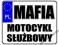 MAFIA - MOTOCYKL SŁUŻBOWY TABLICA REJESTRACYJNA