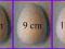 Jajka jaja Styropianowe Zestaw 7 cm 9 cm 12 cm