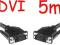 Kabel DVI - DVI et-9043 DVI-D Dual Link 5m Łódź fv