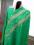 WIOSENNA zieleń sari/ tkanina bawełn 108x350 haft