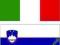 Flaga Flagi Wloch Wlochy Slowenii Slowenia 150x90