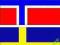 Flaga Flagi Norwegii Norwegia Szwecji Szwecja