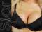 Powiększający biust GŁADKI 70A/B CZARNY -25%