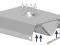 Okap centralny trapezowy 1200x2200x450