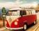 Californian Camper - VW Ogórek - plakat 40x50 cm