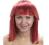 PERUKA SEXI CZERWONA PROSTA DŁUGA PANIEŃSKI PERUKI