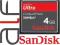 KARTA PAMIĘCI SANDISK CF 4GB ULTRA 30MB/s WYS 24H