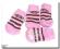 Skarpetki PINK MONKEY Rozm.M  DogsZone