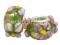 PD263 Lampwork koraliki modułowe z różowymi kwi
