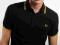 Fred Perry Polo M Czarne merc oi! skin punk