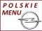 Polskie menu OPEL - Warszawa