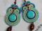 SUTASZ kolczyki CLEOPATRE soutache