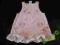 Sukienka princeska rozowa 6 - 12 mcy