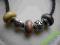 BEADS  DO PANDORA ZESTAW DREWNO WALENTYNKI