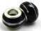 Lampwork Czarne Paski