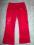 spodnie sztruksowe czerwone NOWE r 128