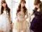 D202 Princeska Sukienka Wesele 3Kolory Japan Style