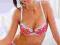 01G592* TRENDY BIUSTONOSZ / PUSH UP / KWIATY 80 F