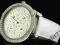 Zegarek GUESS SWAROVSKI G86142L BIALY PASEK