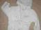 Gruby biały sweter H&M r. 74 9-12 m-cy