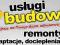 HIT!! USŁUGI BUDOWLANE reklama 3m/1m baner