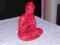 Budda bardzo ładna figurka w kolorze czerwonym