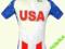 Team USA koszulka kolarska KADRA USA roz. XL
