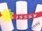 isssy - TIPSY MLECZNE (białe) CLASSIC 500szt!!!