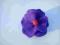 Broszka-kwiat- filc barwy jesieni fiolet