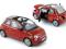 NOREV FIAT 500 CABRIO 2009 PEARL RED 1:18 NOWOŚĆ