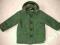 zimowa kurtka wełna zielony płaszczyk LEWIS 5-6lat