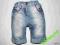 BomboweWycierany jeans,przetarcia 86/92 jak nowe