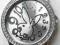 NOWY PLAYBOY WHITE Z WIELKĄ TARCZĄ 44mm CYRKONIAMI