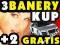 == GOTOWE WZORY == baner 2m/1m GRATISY banery