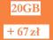 Starter Orange Free na kartę 20GB + 67zł