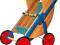 Drewniany wózek dla lalek (spacerówka) - BAJO