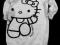 REWALACYJNA BLUZA - TUNIKA HELLO KITTY