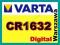 VARTA Bateria Lithium CR1632 3V 1632 *W-WA*09.2015