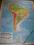 Ameryka Południowa - Mapa ścienna fizyczna NOWA