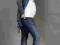 spodnie ciążowe rurki slim jeans skiny L