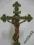 Stary mosiężny krzyż francuski