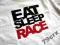 T-shirt koszulka EAT SLEEP RACE XXL