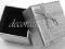 PUDEŁKO na biżuterię STYLOWE srebrne OKAZJA