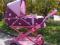 Polski duży solidny wózek lalkowy nosidło W-wa