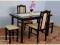 ada-meble BASIA stół kuchni, 2 krzesła, 2 taborety