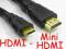 Kabel HDMI - miniHDMI 1,8m GOLD 19pin pozlacany fv