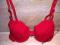 Czerwony biustonosz push-up STUDNIÓWKA WALENTYNKI